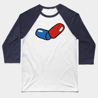 PILL BLUERED Baseball T-Shirt